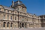 Vue du Musée du Louvre, Paris, France, Europe