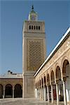 Mosquée, Tunis, Tunisie, Afrique du Nord, Afrique