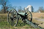 Vicksburg Battlefield, Mississippi, États-Unis d'Amérique, l'Amérique du Nord
