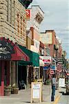 Main Street, Cody, Wyoming, États-Unis d'Amérique, l'Amérique du Nord