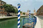 Kanal in der Nähe von Castello, Venedig, Veneto, Italien, Europa