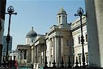 Le Musée des beaux-arts, Trafalgar Square, Londres, Royaume-Uni, Europe
