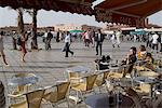 Cafe l ' Etoile, Jemaa el Fna, Marrakesch, Marokko, Nordafrika, Afrika