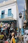 Market, main street, Kairouan, Tunisia, North Africa, Africa