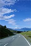 Road to Mount Cook, Mount Cook National Park, South Island, New Zealand, Pacific