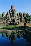 Le Temple du Bayon, Angkor, Siem Reap, Cambodge, Indochine, Asie