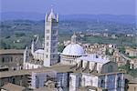 Le Duomo (cathédrale), la sienne, l'UNESCO World Heritage Site, Toscane, Italie, l'Europe