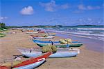 Beach at Tangalla, south coast, Sri Lanka, Indian Ocean, Asia