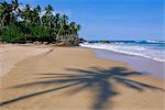 Côte sud plage, Tangalla, Tangalla, Sri Lanka, océan Indien, Asie