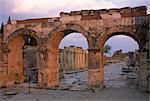 Pamukkale-Hierapolis, UNESCO-Weltkulturerbe, Denizli Provinz, Anatolien, Türkei, Kleinasien, Asien