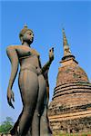 Wat Sa Sri, Sukhothai, Thailand, Asien