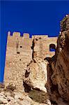 Château musulman, Salobrena, Andalousie, Espagne, Europe