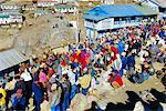 Le marché du samedi, Namche Bazar, Everest région, Népal