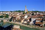 Ville médiévale de Nérac, sur les bords de la Baîse, Lot et Garonne, Aquitaine, France, Europe