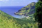 Hane Bay, île de Ua Huka, îles Marquises, Polynésie française, l'archipel îles du Pacifique Sud, Pacifique