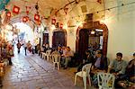 Café Maure, Medina, Tunis, Tunisie, l'Afrique du Nord, Afrique