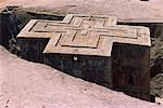 Rock-hewn Christian church of Bieta Ghiorghis (St. George's),Lalibela,UNESCO World Heritage Site,Wollo region,Ethiopia,Africa