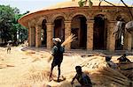 Église chrétienne de Narga Sélassié, île de Dek, lac Tana, Gondar, Éthiopie, Afrique