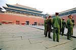 Soldats à la cité interdite, Pékin, Chine