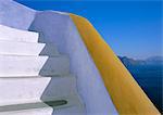 White steps,Thira (Fira),Santorini,Cyclades Islands,Greece,Europe