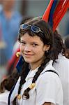 Girl at a protest,Havana,Cuba,West Indies,Central America
