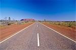 Road to Ayers Rock,Australia