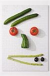 Face Made of Vegetables