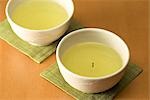Japanese Style Green Tea With Small Tea Stem