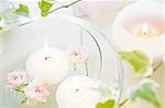 Floating Candles With Flowers