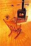 Rocking Chair In Front Of Stove