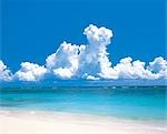 Cumulonimbus nuage Over Blue Ocean