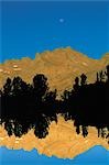 Spiegelbild im See im Sequoia National Park