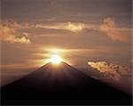 Vue panoramique du Mont Fuji