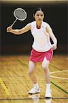 Joueur de badminton