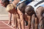 Sprinters On the Starting Blocks