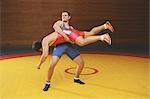 Wrestler Doing a Choke Hold - Stock Photo - Masterfile - Rights-Managed,  Artist: Aflo Sport, Code: 858-03047623