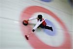 Young Girl Curling