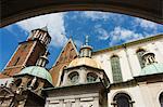 Wawel-Kathedrale aus dem 14. Jahrhundert, Altstadt, UNESCO Weltkulturerbe, Krakow (Krakau), Polen, Europa