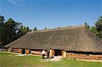 Traditionellen Reetdach Bauernhaus, National Open Air Museum, Rocca Al Mar, Tallinn, Estland, Baltikum, Europa