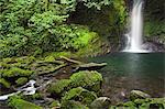 Malabsay Waterfall, Mount Isarog National Park, Bicol, southeast Luzon, Philippines, Southeast Asia, Asia