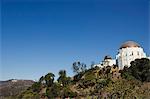 Griffiths Observatory and Hollywood sign in distance, Los Angeles, California, United States of America, North America