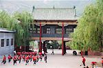 Wushu Institute at Tagou Training school for kung fu students, Shaolin Monastery, Shaolin, birthplace of Kung Fu martial art, Henan Province, China, Asia