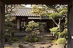 Traditional Japanese garden, Tado town, Mie prefecture, Kansai, Honshu island, Japan, Asia