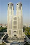 Metropolitan government building, Tocho, Shinjuku, Tokyo City, Honshu Island, Japan, Asia