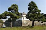Imperial Palace walls, Kyoto city, Honshu, Japan, Asia