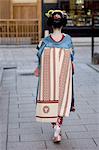 Geisha, Maiko Gion, Stadt Kyoto, Honshu, Japan, Asien