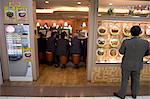 Businessman's lunch time restaurant, Shinjuku, Tokyo, Honshu, Japan, Asia