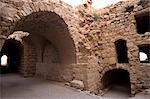Ruines du château de croisé de Karak, Karak, Jordanie, Moyen-Orient