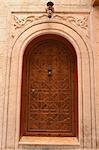 Door in old town, Al-Jdeida, Aleppo (Haleb), Syria, Middle East