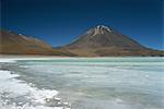 Licancabur volcano, Lago Verde, Salar de Uyuni, Bolivia, South America